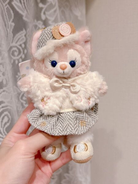 リーナベルぬいぐるみバッジ 上海ディズニー限定 ウィンター ダッフィー&フレンズ シェリーメイ ステラルー クッキーアン