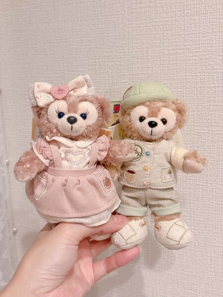 上海ディズニー限定 シェリーメイぬいぐるみバッジ カラフルシリーズ 新発売 ダッフィーフレンズ キーチェーン ダッフィー