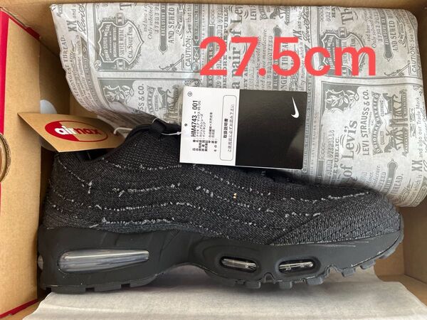 Levi's Nike Air Max 95 OG Denim Black ナイキ リーバイス エアマックス 27.5cm