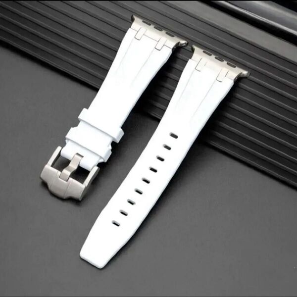 ケース付き白銀【絶対最安】Apple Watch AppleWatch アップルウォッチ ベルト バンド カバー ケース