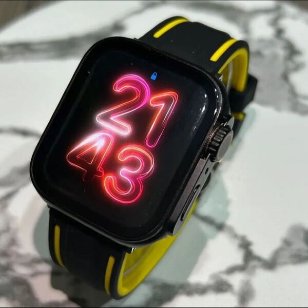 ほぼ全サイズ対応 黄黒【絶対最安】Apple Watch AppleWatch アップルウォッチ ベルト バンド カバー ケース