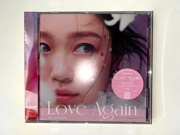 西野カナ Love Again 初回仕様盤 特典カードステッカー付き 【未開封】