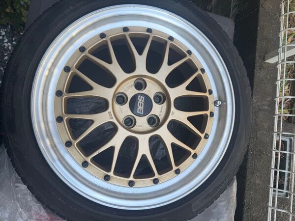 BBS ホイール タイヤ LM090ゴールド③