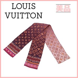 ルイヴィトン M75045 バンドー・モノグラムマップ ピンク パープル モノグラム LOUIS VUITTON スカーフ