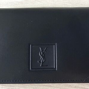 イブサンローラン ブラック レザー カードケース 本革 名刺入れ メンズ レディース