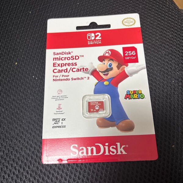 【新品/未開封/未使用】SanDisk microSD Express Card 256GB 任天堂ライセンス商品