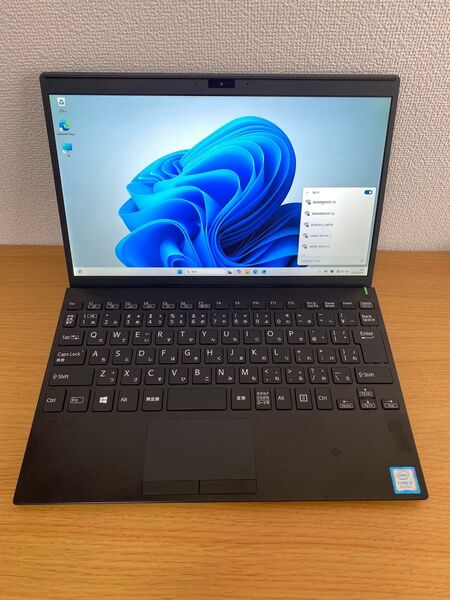 Sonyノートパソコン/i5-8265U/SSD256GB/メモリ8GB/無線/カメラ