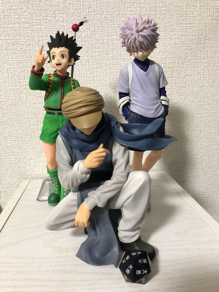 【開封品】一番くじ HUNTER×HUNTER A賞ゴン、B賞キルア、C賞ジン、G賞リスキーダイスセット 箱無し