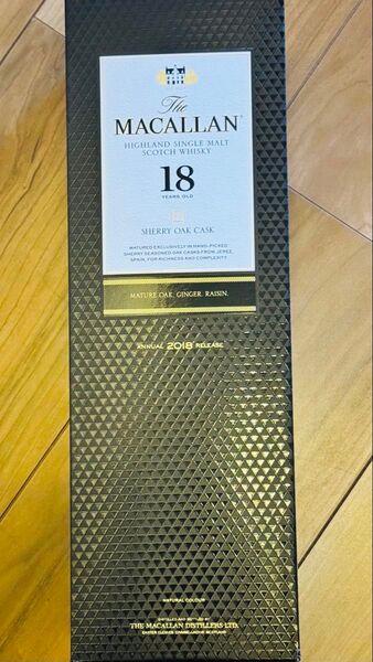 正規品 ザ・マッカラン 18年 シェリーオークカスク 700ml ウイスキー(箱入)2018年リリース