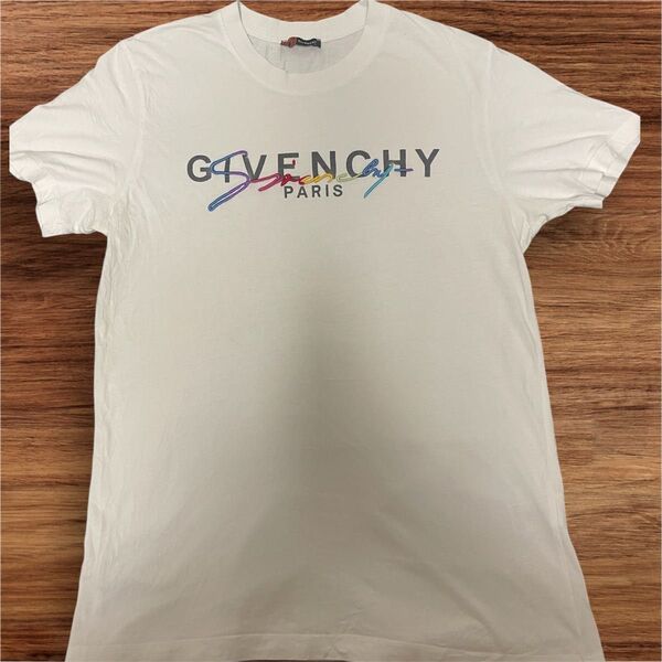正規品 ジバンシーGIVENCHY シグネチャー 刺繍 Tシャツ 半袖 L size イタリア製