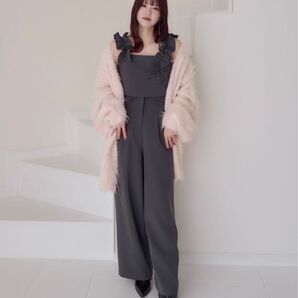 mellowneon アシメフリルストラップビスチェセットアップ