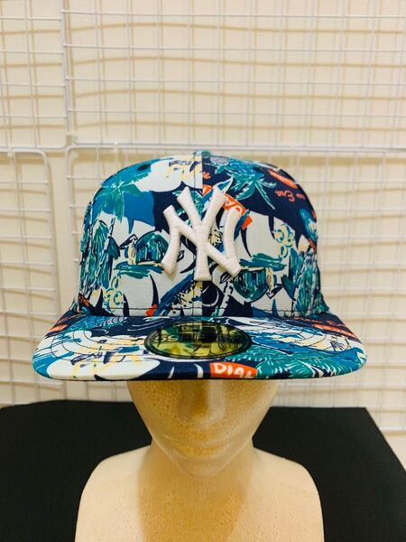 【試着のみ美品】NEW ERA ニューエラ キャップ 帽子 ハット 59fifty ニューヨークヤンキース ユニセックス