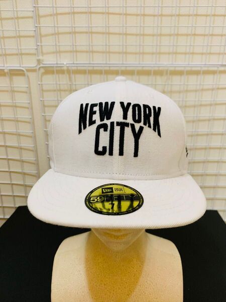 【試着のみ美品】NEW ERA ニューエラ キャップ 帽子 ハット 59fifty ニューヨークシティ ユニセックス