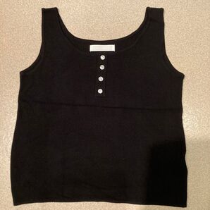 SENSE OF PLACE ブラックタンクトップ