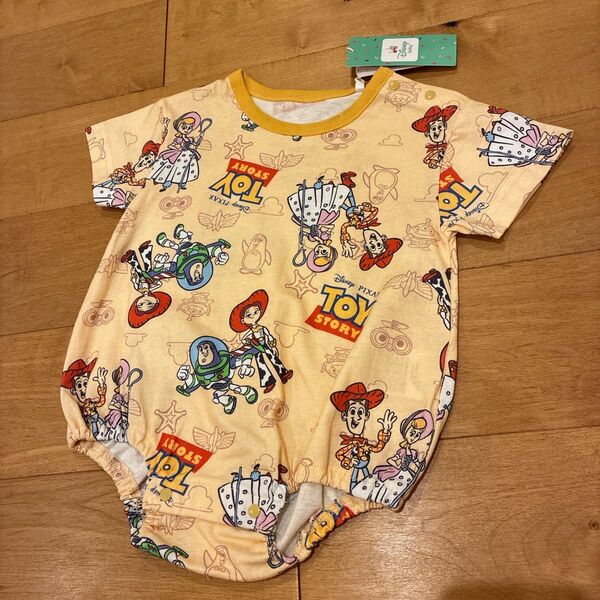 新品 トイストーリー ロンパース 70.80cm 半袖ロンパース ベビー服 半袖