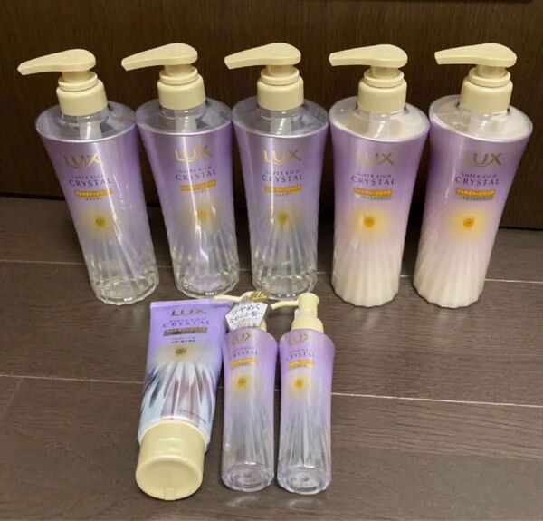 ラックス スーパーリッチ クリスタル シャンプー トリートメント ヘアオイル マスク