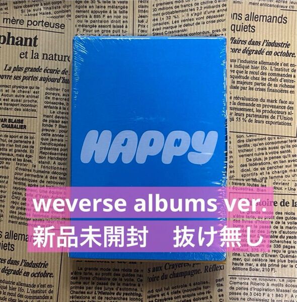 BTS JIN ジン HAPPY weverse albums ver. 新品未使用 抜け無し