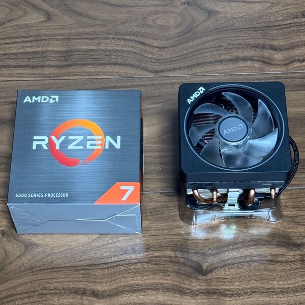 (中古) AMD Ryzen7 5800X BOXと純正CPUクーラー