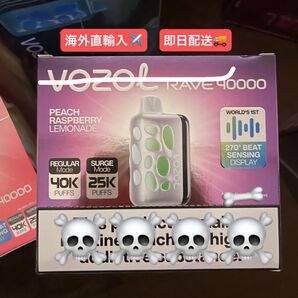 VAPE VOZOL RAVE 40000PUFF ※海外直輸入※正規品