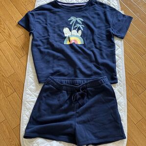 GUスヌーピー SNOOPY半袖短パンセット