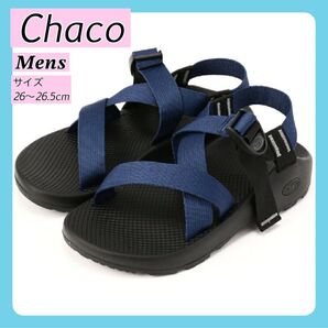 【CHACO チャコ】メンズ サンダル ビーチサンダル ビーバーシューズ 26~26.5cm ネイビー