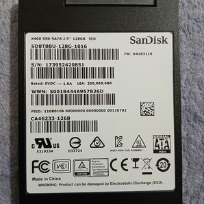 SanDisk X400 SSD 128GB SD8TB8U-128G-1016