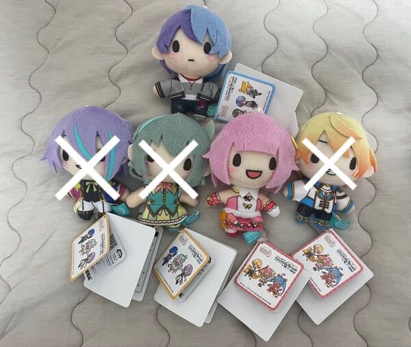 プロジェクトセカイ プロセカ ふわぷちマスコット 鳳えむ 青柳冬弥 2種セット