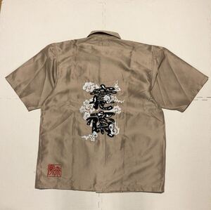 KANSAI MAN 山本寛斎 カンサイマン 90's 漢字ロゴ 半袖シャツ L
