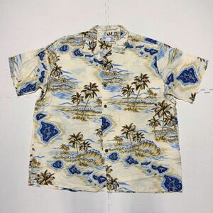 Bishop ビショップ ハワイ製 アロハシャツ ガラシャツ 半袖シャツ XL