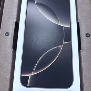 iPhone16 Pro Max 512GB ナチュラルチタニウム 新品未開封