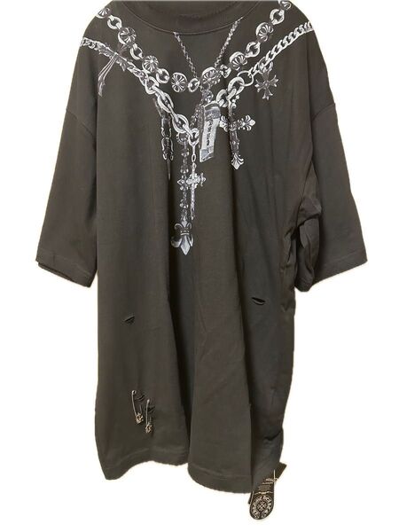 クロムハーツ Tシャツ XL トップス 半袖 カットソー 白黒