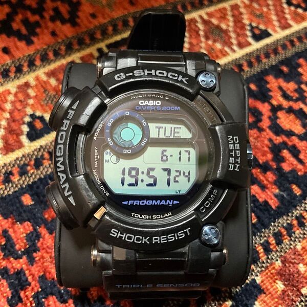 最終大幅値下げ!CASIO カシオ G-SHOCK Gショック FROGMAN フロッグマン GWF-D1000B 3445 箱有
