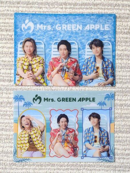 Mrs. GREEN APPLE ミセスグリーンアップル オリジナルビジュアルシート ローソン 2枚セット