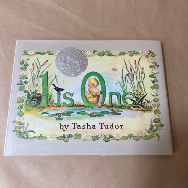 コールデコット受賞作品、ターシャテューダー 1 is One Tasha Tudor 絵本 洋書
