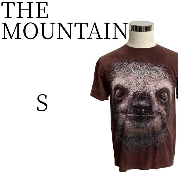 ★美品 THE MOUNTAIN ザマウンテン 茶 半袖 Tシャツ・カットソー トップス S