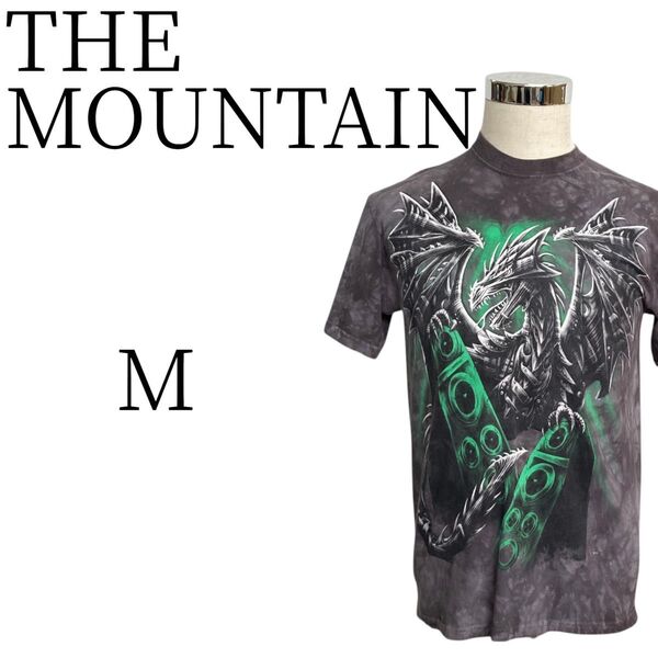 ★美品 THE MOUNTAIN ザマウンテン 黒 半袖 Tシャツ・カットソー トップス M
