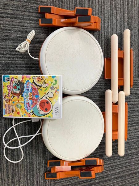 太鼓の達人Wii タタコン2個セット♪ソフト付!