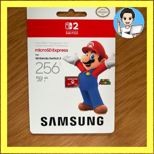 Samsung microSD Express Card 256GB for Nintendo Switch 2 SDカード