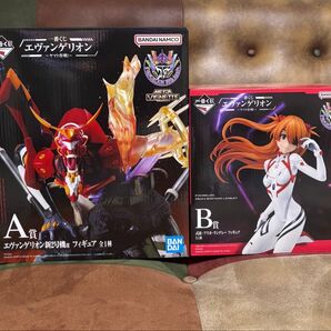 一番くじ エヴァンゲリオン ヤマト作戦 A賞 エヴァンゲリオン新2号機α B賞 式波・アスカ・ラングレー フィギュア セット