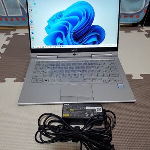 ★美品超軽中古PCです!!【タッチパネル液晶】Intel i5 NEC タブレットノートパソコン Office入★バッテリー駆動★