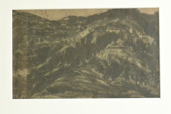 Картина Banyou Twilight Mountain и другой набор из 2 предметов Art Artwork 013 001, произведение искусства, рисование, Живопись тушью