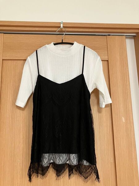 無印良品半袖ハイネックTシャツ