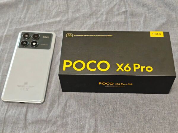 Xiaomi POCO X6 Pro 8GB + 256GB グレー SIMフリー グローバル版
