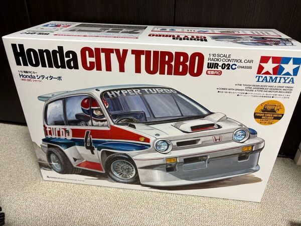 【新品】タミヤ 1/10 RC Honda ホンダ シティターボ (WR-02Cシャーシ)