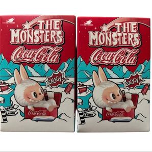 新品未開封 POPMART ポップマート LABUBU ラブブ コカコーラ Coca-Cola フィギュア 2箱 2BOX セット