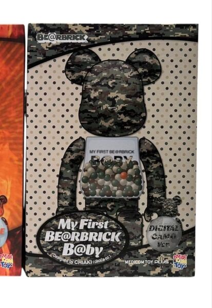 新品未開封 My First BE@RBRICK B@BY ベアブリック DIGITAL CAMO ver 100%&400%