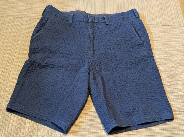 ブルーブルーハーフパンツ ハリウッドランチマーケット3LシアサッカーBEAMSSHIPSアローズ