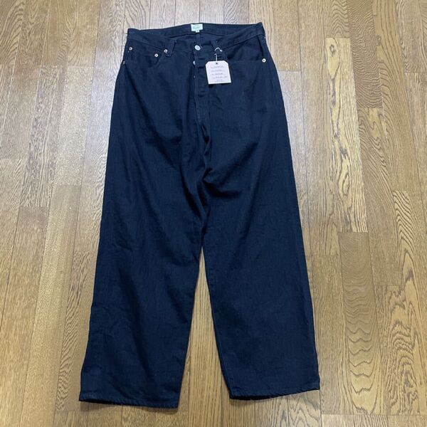 GOLD 東洋エンタープライズ RECYCLED WASTE SUVIN DENIM 5POCKET WIDE PANTS