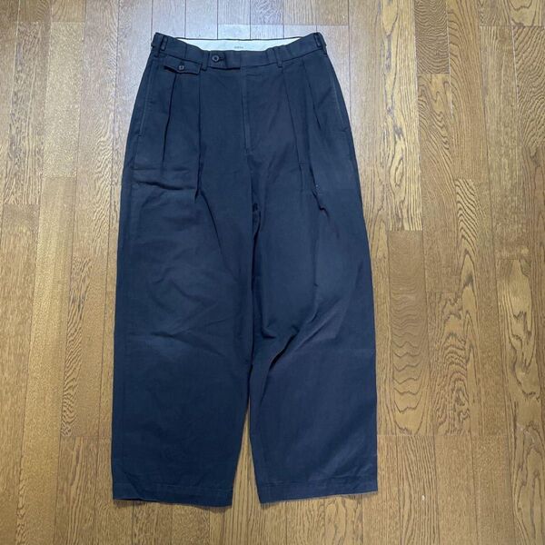 マーカ タックワイドトラウザーパンツ marka Two Tuck wide Trousers Pants 古着