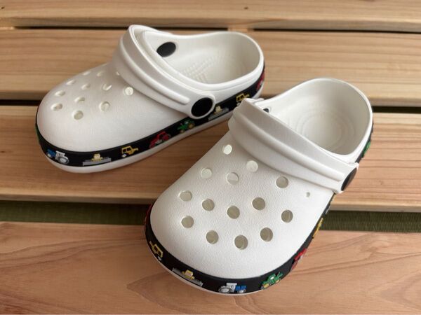 クロックス風 サンダル 働く車 くるま クルマ CROCS